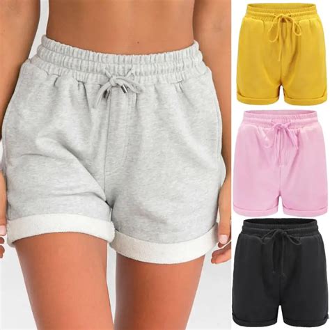 Women Hot Pants Loose Shorts Beach Girl High Waist Short 0704 In