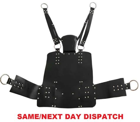 Handmade Real Black Leather Heavy Duty Sex Sling Swing Adult Etsy