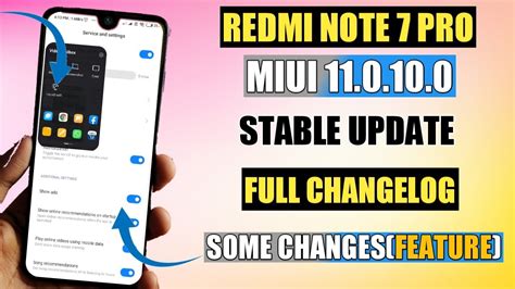 Redmi Note Pro Miui Stable New Update Full Changelog