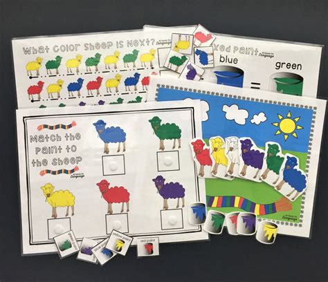 One Sheep Blue Sheep Story Companion Activities For Sequencing