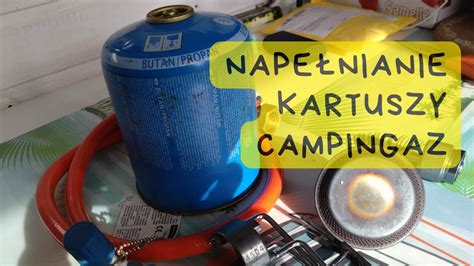 Zrób własną przelewarkę do napełniania kartuszy gazowych Campingaz