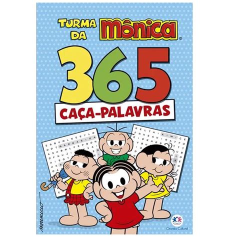 TURMA DA MÔNICA 365 CAÇA PALAVRAS Maravilha Livros