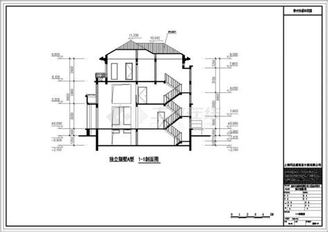 多层欧式风格别墅建筑施工图纸，共二十张图纸别墅建筑土木在线