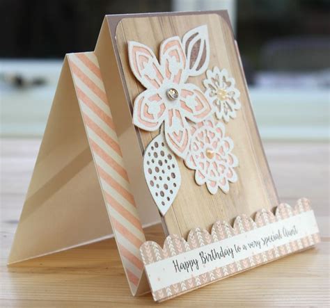 How To Make A Centre Step Card Blush Crafts Center Step Cards