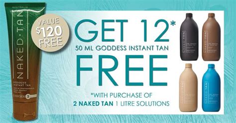Get Ml Goddess Instant Tan FREE When You Purchase Naked Tan Litre Solutions Choose