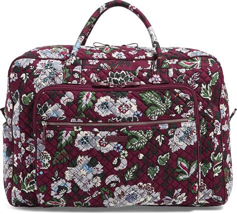 Vera Bradley Iconic Grand Weekender Travel Bag Signature Cotton