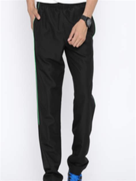 Buy Reebok Black Woven Training Track Pants Track Pants For Men