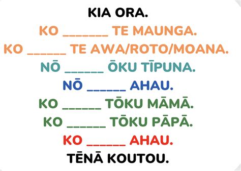 Te Reo M Ori At Broomfield School Term Week Newsletter