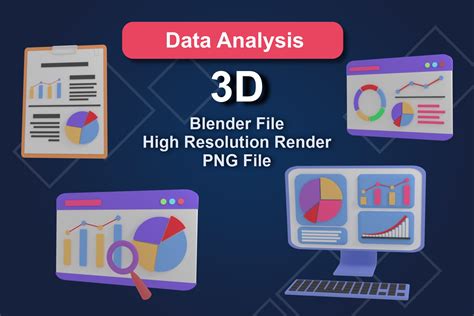 Premium Data Dnalysis 3d Illustration Pack From Business 3d Illustrations