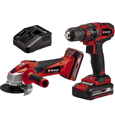 Einhell 18v Cordless Drill Grinder Combo Kit