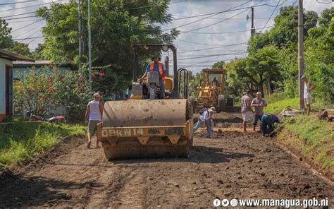 Alcald A De Managua Desarrolla Simult Neamente Proyectos De Calles