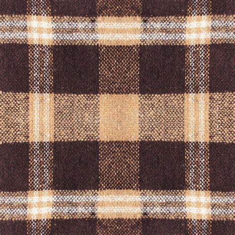 Brown Checkered Fabric Pattern Stock Photo - Image of background ...