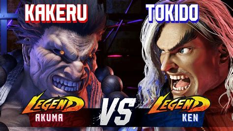 SF6 KAKERU Akuma Vs TOKIDO Ken High Level Gameplay YouTube