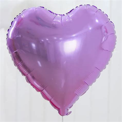 6pcs Lot 18inch Pink Heart Foil Balloons Wedding Decoration Baby Bridal