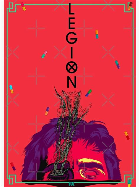 "Legion" Poster for Sale by BrokenBeanie | Redbubble