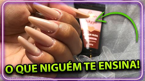 Alongamento Para Iniciantes Polygel Formato Almond R Pido Youtube