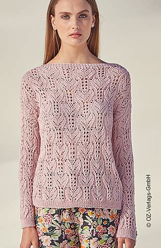 Ravelry 08 Pulli Mit Ajour Blattmuster Pattern By OZ Verlag Design Team