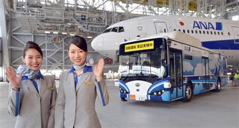 羽田空港で大型バスの自動運転 全日空が試験運用 読んで見フォト 産経フォト