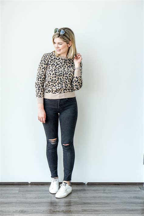 Ways To Wear Leopard Print For Fall Cashmere Jeans Leopard