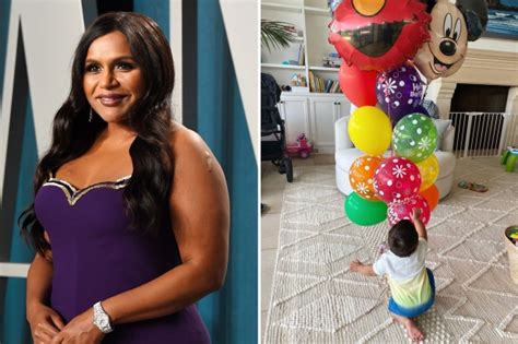 Mindy Kaling Shares Very First Photo Of Son Spencer On His 1st Birthday