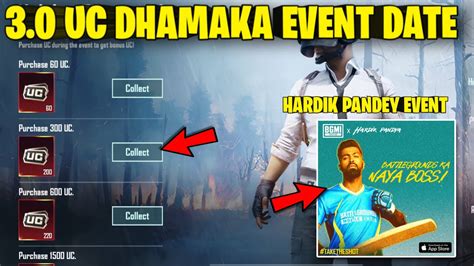 Bgmi 30 Update Uc Bonus Event Release Date Uc Dhamaka Event 30