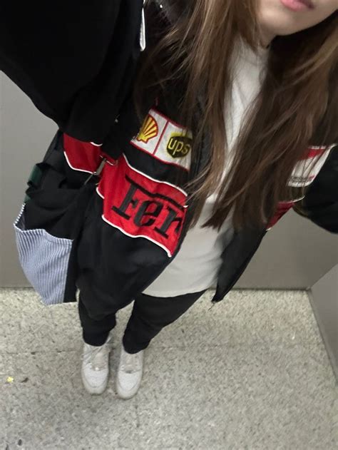 Ferrari jacket outfit | Ferrari jacket outfit, Ferrari jacket, Jacket outfits