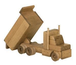 Amish Wooden Toy Dump Truck From DutchCrafters Amish Furniture