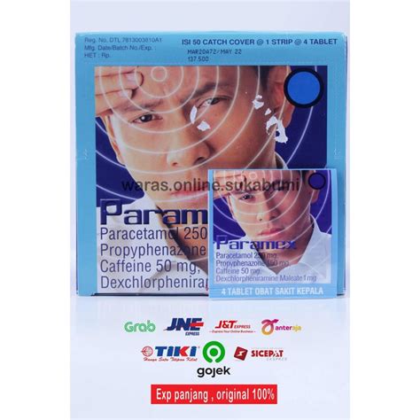 Jual Paramex Dus Isi 50 Strip Shopee Indonesia