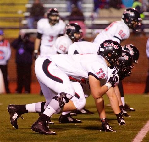 The Maryville Tn Rebels Line Up During Their Tssaa Class 6a State