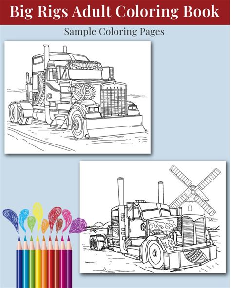 Big Rigs Coloring Pages