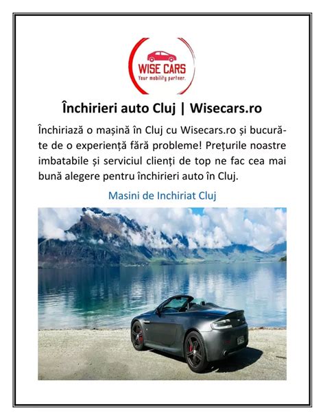 Ppt Nchirieri Auto Cluj Wisecars Ro Powerpoint Presentation Free