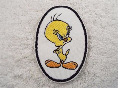 Angry TWEETY Bird Embroidered Iron On Patch Bird Embroidery