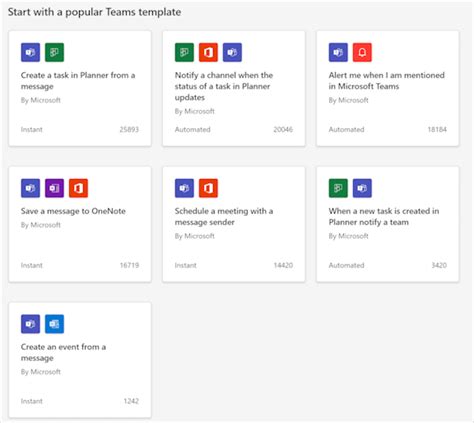 Use flows in teams created from templates - Power Automate | Microsoft Learn