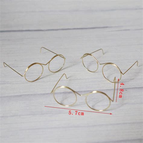 5pcs Retro Mini Doll Lensless Eye Glasses Frame Model Dolls House Playsets Frame Ebay