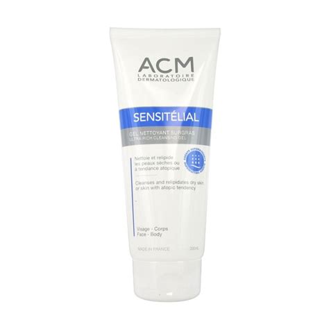 Acm Sensitelial Gel Nettoyant Surgras Ml