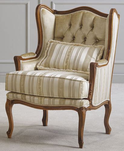 Casa Padrino Luxus Barock Ohrensessel Gold Creme Braun