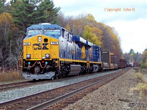 Csx Q At Washington Mass The Nerail New England Railroad Photo