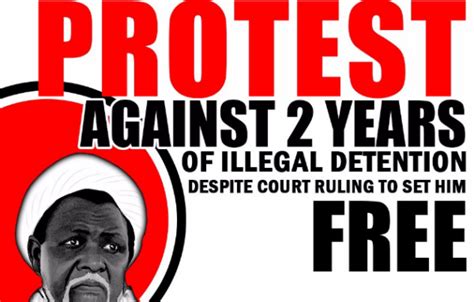 Protest Free Sheikh Zakzaky 2 Years Of Illegal Detention Ihrc