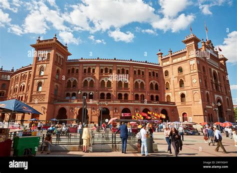 Fighting Bull Plaza De Toros Las Ventas Square Bullfighting Arena