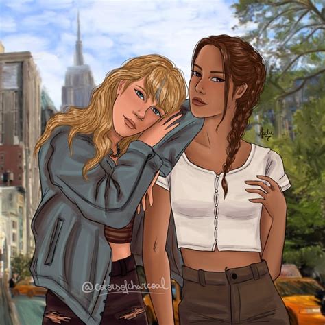 I drew Piper and Annabeth :) : r/camphalfblood