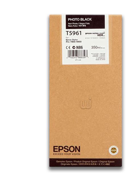 Tinta Epson T Photo Black Ml