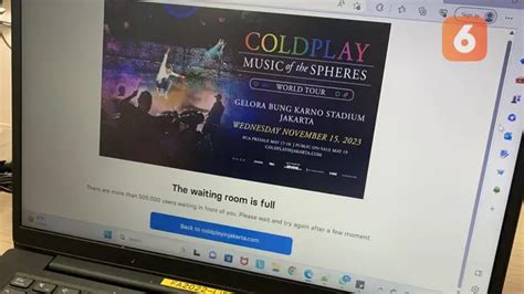 Korban Penipuan Tiket Konser Coldplay Bertambah Jadi 60 Orang Kerugian