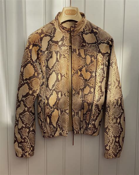 Gucci × Tom Ford × Vintage Gucci Ss2000 Tom Ford Python Jacket Grailed