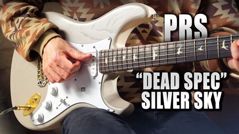 Playing The Prs Dead Spec Silver Sky Guitar Village Youtube