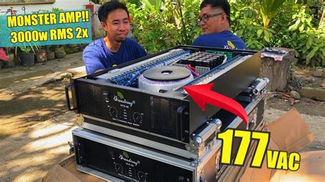 Bagong Halimaw Power Amplifier Pang Bolabog Namin Youtube