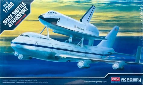 Academy 12708 1/288 Plastic Model Kit Space Shuttle & NASA Transport ...