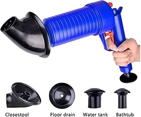 Aiwanto Toilet Plunger High Pressure Air Drain Pump Plunger For Bath