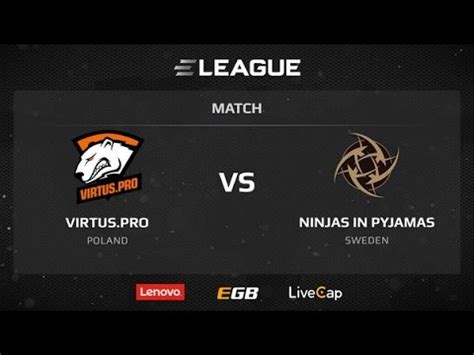 Virtus Pro Vs NiP Map 1 Dust2 ELEAGUE Season 1 YouTube