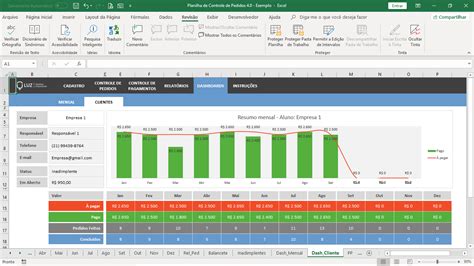 Planilha De Controle De Pedidos Em Excel Planilhas Prontas