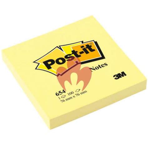 Post It Notes Canary Yellow X Mm Box Of